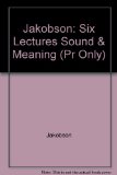 Six Lectures on Sound and Meaning  N/A 9780262600101 Front Cover
