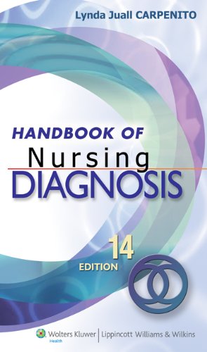 Handbook of Nursing Diagnosis  14th 2013 (Revised) 9781608311101 Front Cover