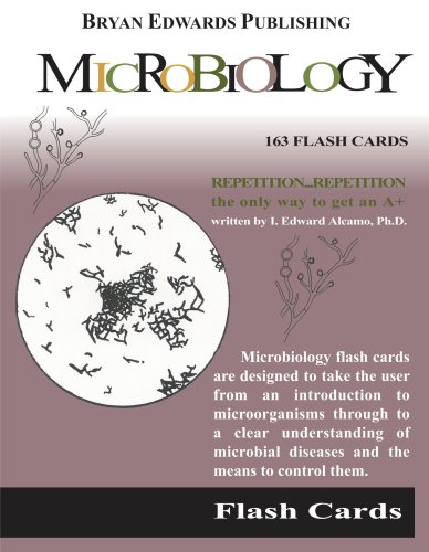 Microbiology Flash Cards N/A 9781878576101 Front Cover