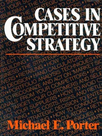 Cases in Competitive Strategy   1983 9780029254103 Front Cover