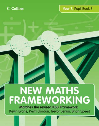 New Maths Frameworking - Year 7  2nd (Student Manual, Study Guide, etc.) 9780007266104 Front Cover