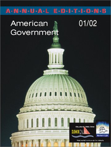 American Government 31st 2001 (Annual) 9780072433104 Front Cover