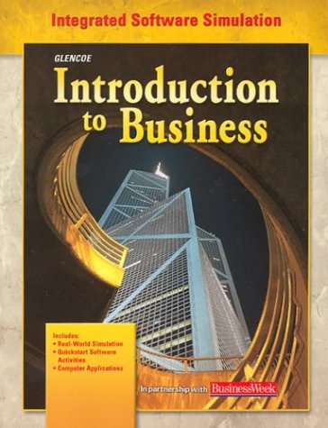 Introduction to Business, Integrated Software Simulation  5th 2003 (Student Manual, Study Guide, etc.) 9780078275104 Front Cover