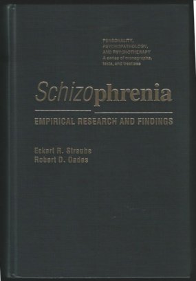 Schizophrenia Emperical Research and Findings  1992 9780126730104 Front Cover