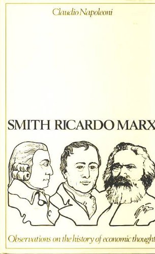 Smith, Ricardo, Marx  1975 9780631164104 Front Cover