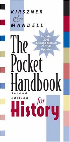 Pocket Handbook for History  2nd 2004 9780759396104 Front Cover