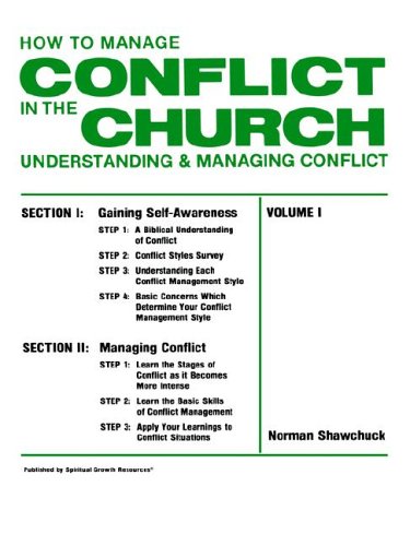 How to Manage Conflict in the Church Understanding and Managing Conflict N/A 9780938180104 Front Cover