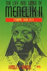 The  Life and Times of Menelik II Ethiopia 1844-1913 N/A 9781569020104 Front Cover