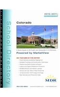 Mdr's School Directory: Colorado 2010-2011  2010 9781579537104 Front Cover