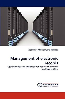 Management of Electronic Records N/A 9783838353104 Front Cover