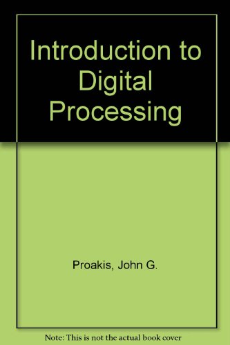 Introduction to Digital Signal Processing  1988 9780023968105 Front Cover