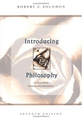 Introducing Philosophy A Text with Integrated Readings 7th 2001 (Revised) 9780195155105 Front Cover