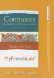 MyLab French with Pearson EText -- Access Card -- for Contrastes Grammaire du Franï¿½ais Courant (one Semester Access) 2nd 2010 9780205962105 Front Cover