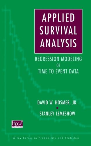 Applied Survival Analysis Regression Modeling of Time to Event Data 1st 1999 9780471154105 Front Cover