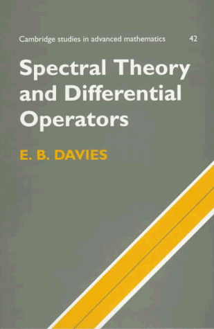 Spectral Theory and Differential Operators   1996 9780521587105 Front Cover