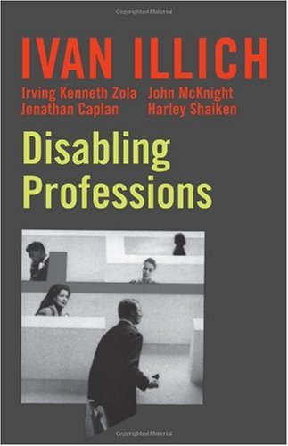 Disabling Professions   1977 (Reprint) 9780714525105 Front Cover