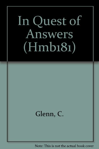In Quest of Answers 1st 9780937276105 Front Cover