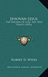 Jehovah-Jesus : The Oneness of God, the True Trinity (1876) N/A 9781164969105 Front Cover