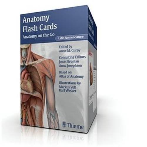 Anatomy Flash Cards: Anatomy on the Go, Second Edition, Latin Nomenclature  2nd 2013 9781604069105 Front Cover