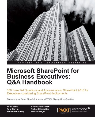 Microsoft Sharepoint for Business Executives Q and A Handbook  2012 9781849686105 Front Cover