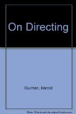 On Directing  1972 9780025264106 Front Cover