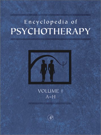 Encyclopedia of Psychotherapy   2002 9780123430106 Front Cover