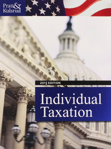 INDIVIDUAL TAXATION 2013-W/CD  N/A 9781133496106 Front Cover
