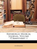 Edinburgh Medical Journal  N/A 9781147416107 Front Cover