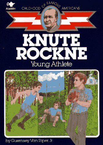 Knute Rockne Young Athlete Reprint  9780020421108 Front Cover