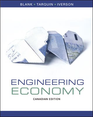 ENGINEERING ECONOMY >CANADIAN< 1st 9780070963108 Front Cover
