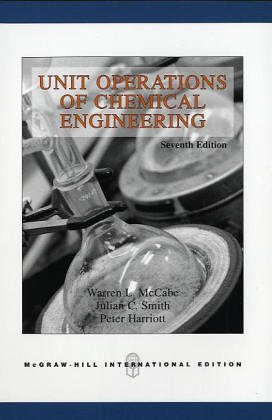 Unit Operations of Chemical Engineering N/A 9780071247108 Front Cover