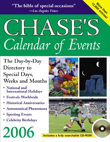Chase's Calendar of Events  49th 2006 (Revised) 9780071461108 Front Cover