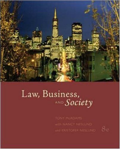 Law, Business, and Society  8th 2007 (Revised) 9780073048109 Front Cover