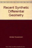 Recent Synthetic Differential Geometry  N/A 9780387048109 Front Cover