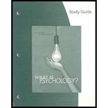 What Is Psychology?  2nd 2008 (Guide (Pupil's)) 9780495507109 Front Cover