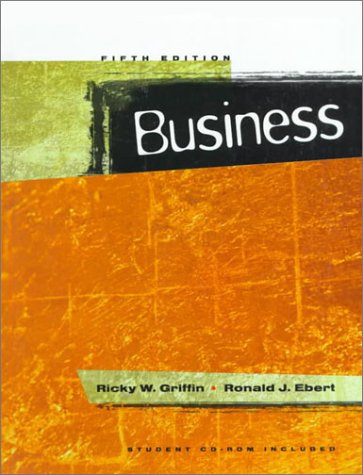 Business  5th 1999 9780130796110 Front Cover