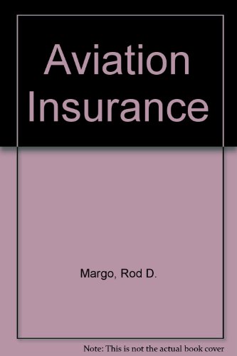 Aviation Insurance 2nd 1989 9780406288110 Front Cover