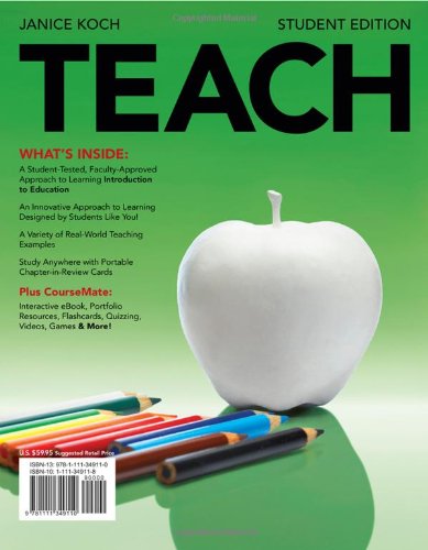 Teach   2012 9781111349110 Front Cover