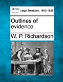 Outlines of Evidence  N/A 9781240122110 Front Cover