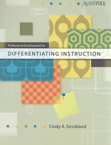 Professional Development for Differentiating Instruction An ASCD Action Tool  2009 9781416608110 Front Cover