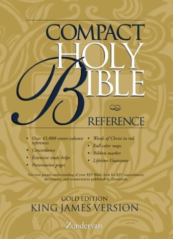 Compact Reference Bible King James Version Gold Edition  N/A 9780310911111 Front Cover
