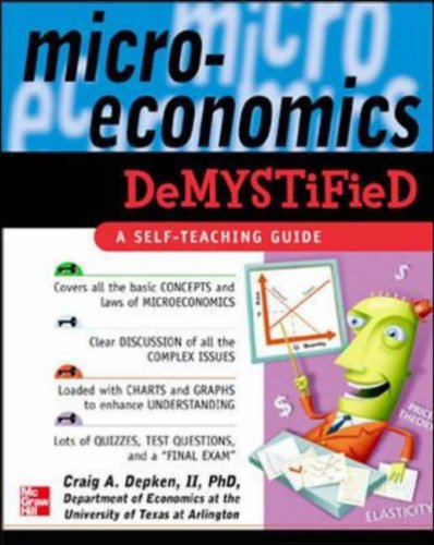 Microeconomics Demystified A Self-Teaching Guide  2006 9780071459112 Front Cover