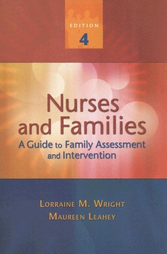 Nurses and Families A Guide to Family Assessment and Intervention 4th 2005 (Revised) 9780803612112 Front Cover