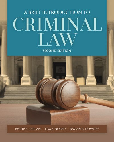 Brief Introduction to Criminal Law  2nd 2016 (Revised) 9781284056112 Front Cover