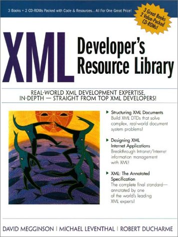 XML Developers Resource Library  1st 1999 9780130203113 Front Cover