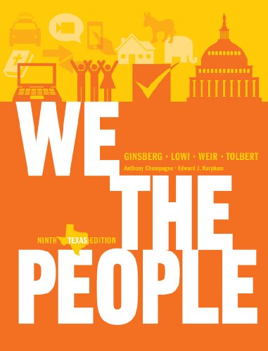 We the People An Introduction to American Politics 9th 2013 9780393921113 Front Cover
