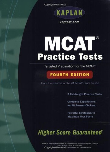MCAT Practice Tests  4th 2004 9780743241113 Front Cover