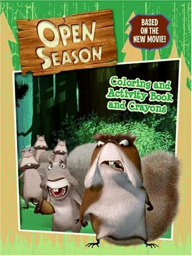 Open Season Coloring and Activity Book and Crayons N/A 9780060846114 Front Cover