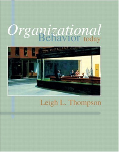Organizational Behavior Today   2008 9780131858114 Front Cover