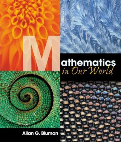 Mathematics in Our World with MathZone   2005 9780072956115 Front Cover
